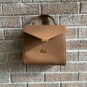 Quince Italian Leather Top Handle Crossbody Satchel